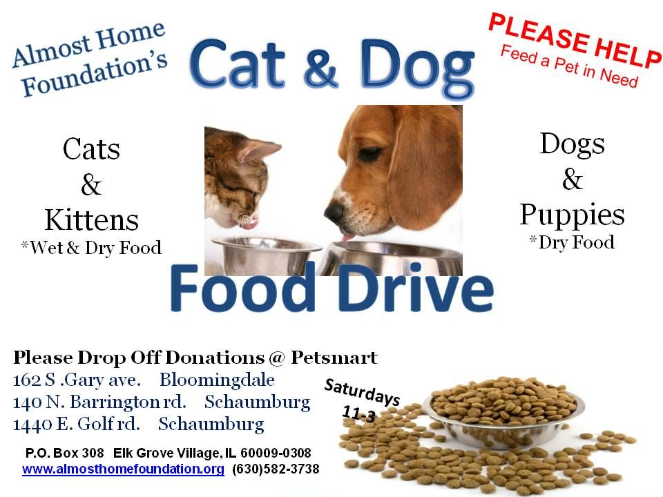 Almost Home Foundation Pet food Drive for Almost Home Foundation
