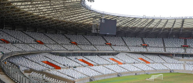 Estádio do Mineirão após obras de modernização