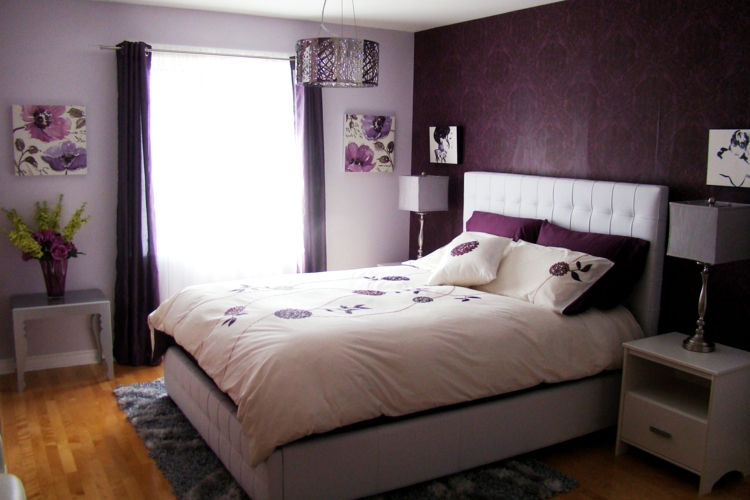Designing a purple bedroom - 28 ideas for lilac interiors - Interior