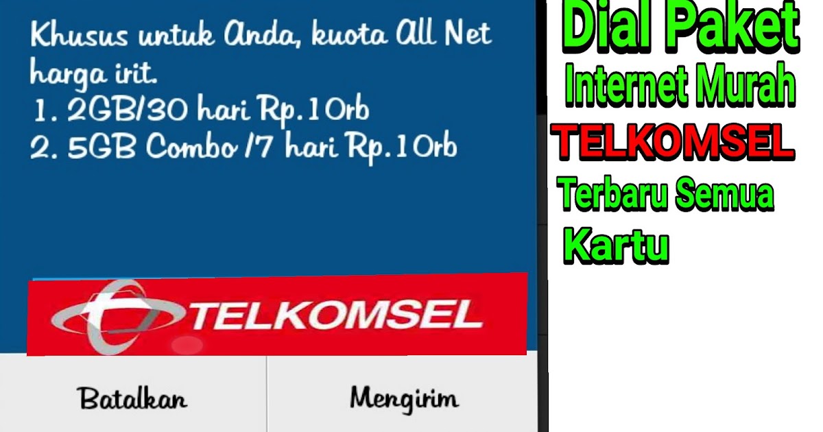 Dial Paket Internet Murah Telkomsel 5gb Rp 10 000 Terbaru Klikinfo