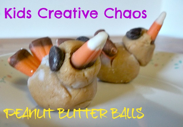 Peanut Butter Edible Turkeys Recipe Peanut Butter Balls Kids