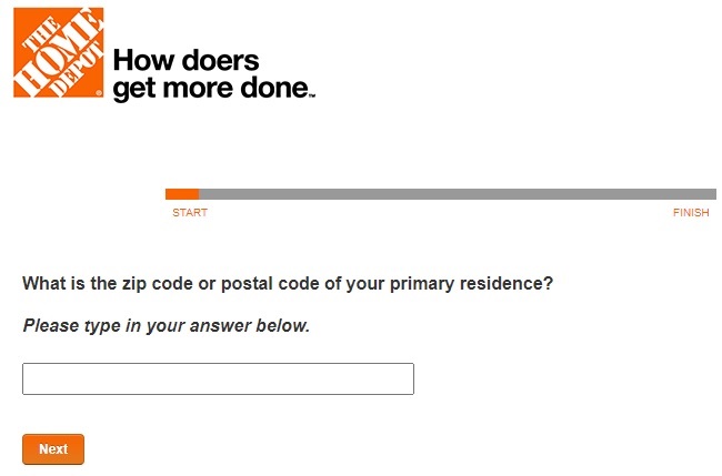 home depot survey employee