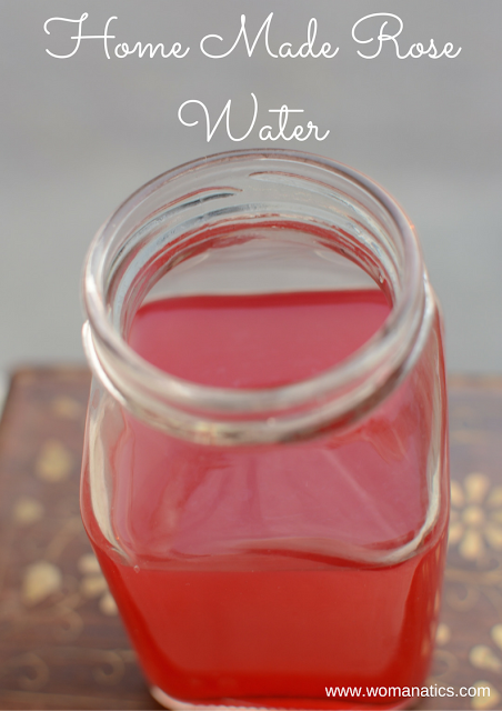 DIY Homemade rose water