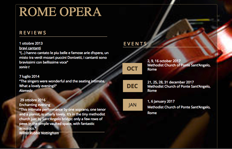 Rome Opera Tickets