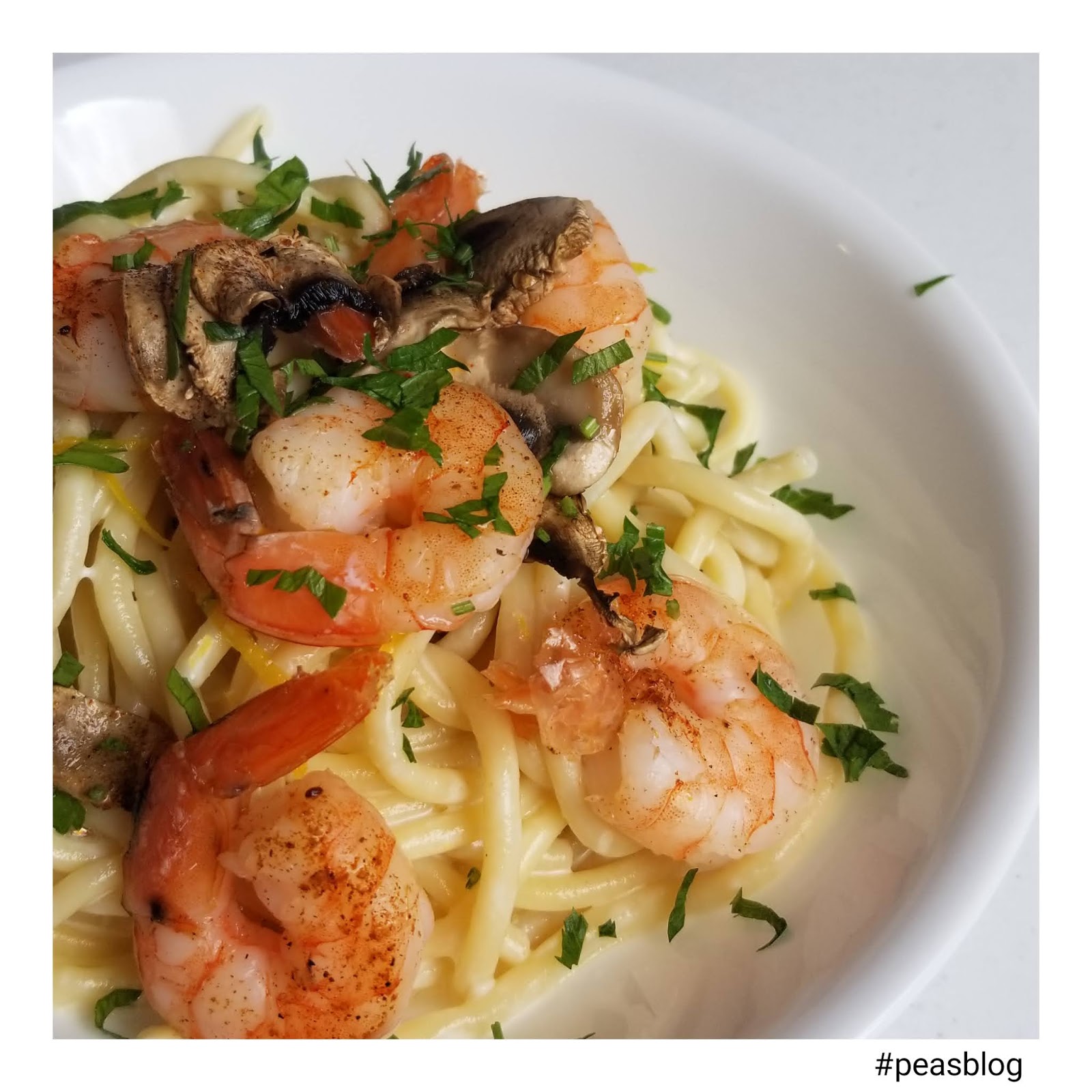 Give Peas a Chance Pasta al Limone (With Shrimp)