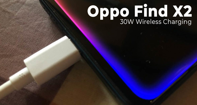 أداء بطارية هاتف Oppo Find X2 بشحن لاسلكي 30W