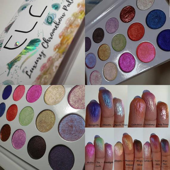 Enchanted Lustre Cosmetics Luxury Chromebow Palette