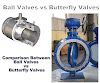 Comparison Between Ball Valves vs Butterfly Valves