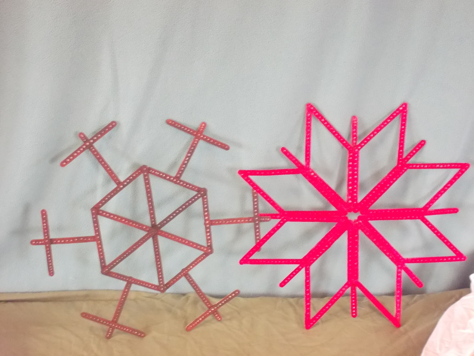 Fit And Frugal Mama Popsicle Stick Snowflakes