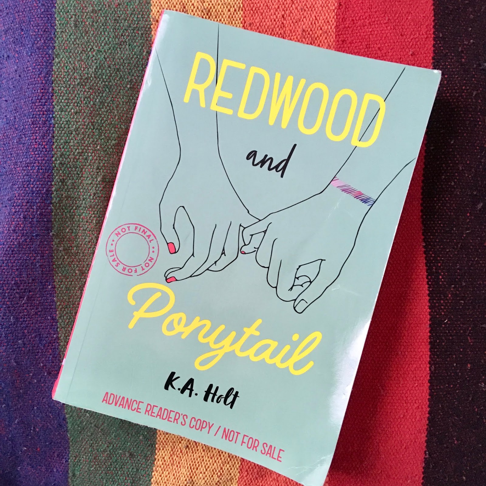 How I Feel About Books Redwood and Ponytail by K.A. Holt