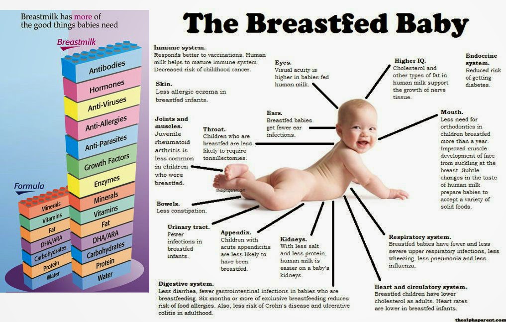 Breastfed Baby Jaw Development