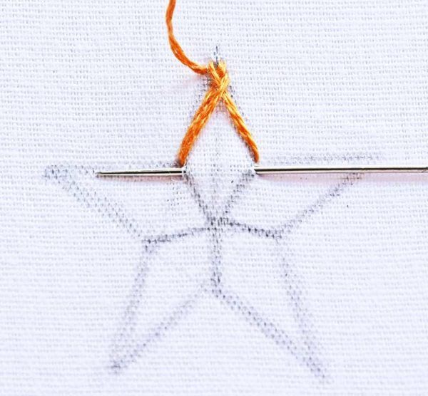 Hướng dẫn thêu ngôi sao - Hình 4