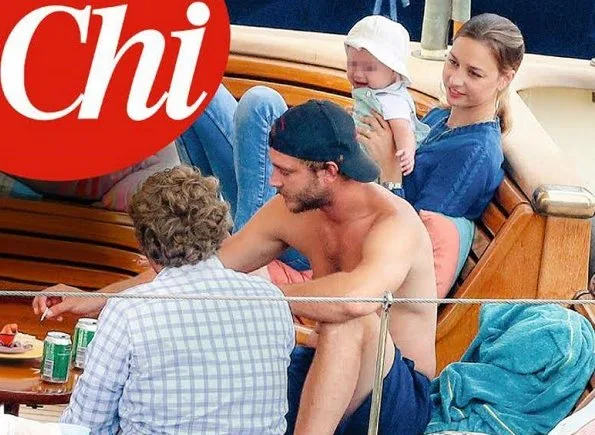 Princess Caroline, her son Pierre Casiraghi, her daughter-in-law Beatrice Borromeo and her youngest grandson Stefano Ercole Carlo