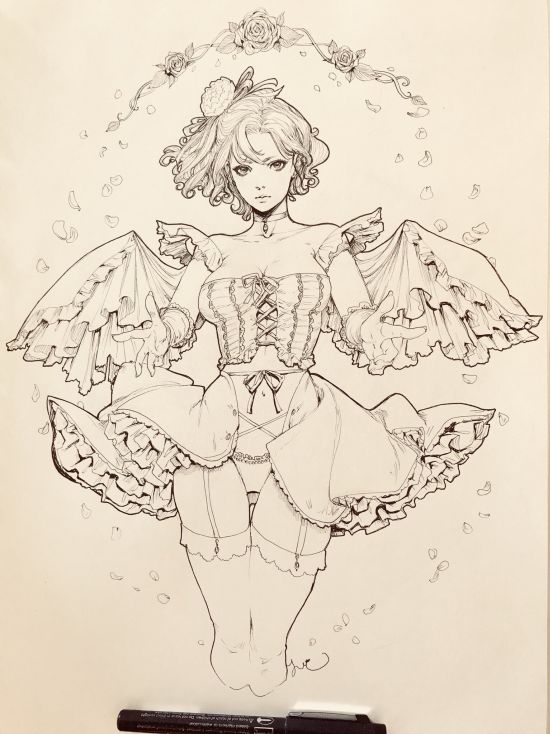 As ilustrações com belas mulheres em estilo vintage de Jasmin Darnell Jasmin Darnell arte ilustrações desenhos mulheres vintage