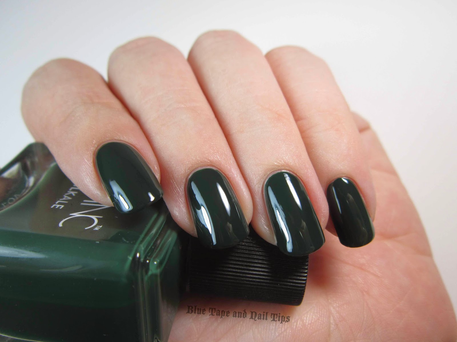 Blue Tape and Nail Tips Nails Inc NailKale and Illuminator Review