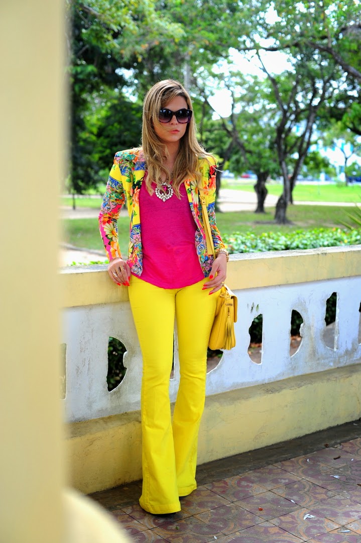 como usar look amarelo