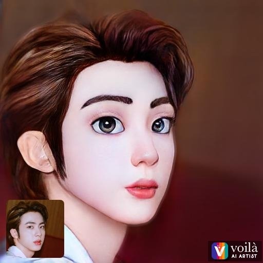 نسخة صور ديزني للعضو جين الأكثر انتشار بين صور Bts أنمي | شاهد الصور