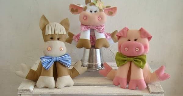 Featured image of post Bichinhos De Feltro Fazendinha