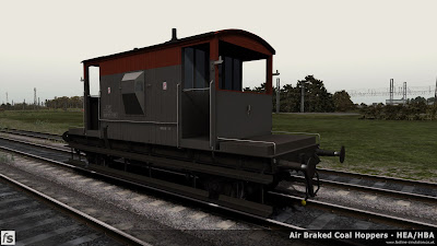 Fastline Simulation - Bonus Stock: A recently repainted dia 1/507 BR 20T brake van from lot 3227 built at Darlington in 1959 and subsequently modified to work with air braked trains. This version is one of a number of 20T brake vans included in our HBA/HEA hopper wagon expansion pack for Train Simulator 2014 to help add variety and authenticity to the scenarios in the pack. Initially released with the VDA vans pack the vans has had new materials applied to bring it in line with the CAO/CAP versions in the pack.