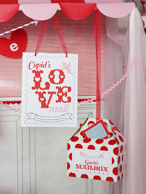 Kara s Party Ideas Cupid s Post Office  Valentine s Day Party  - 92