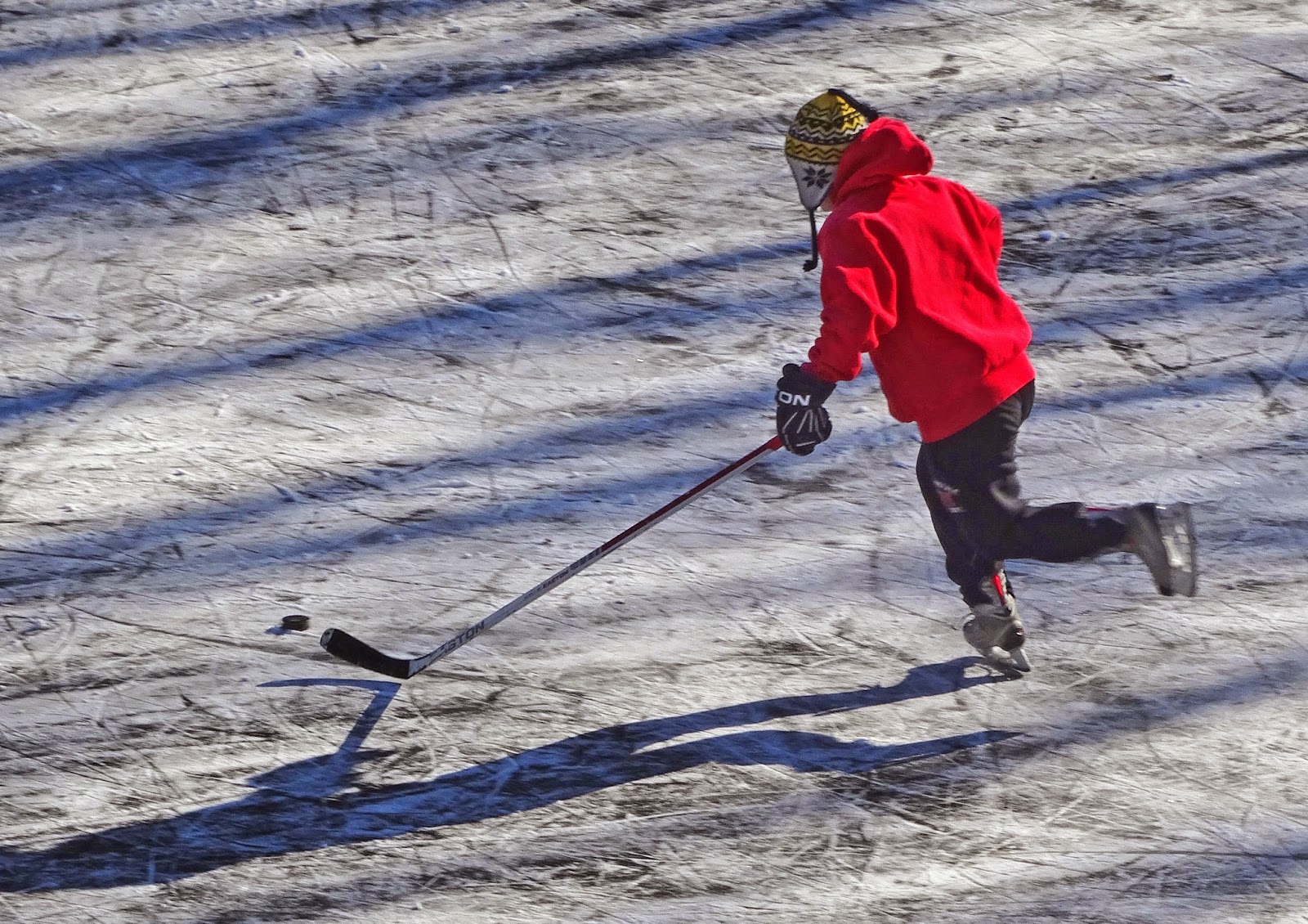 Joe's Retirement Blog Pond Hockey, Manomet, Plymouth, Massachusetts, USA