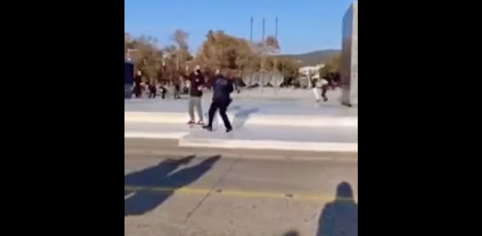 Θεσσαλονίκη: Ανδρες της ΔΡΑΣΗ κυνηγούν και προσάγουν νεαρούς που έκαναν skate