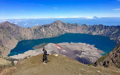 Summit Mount Rinjani 3000 meter