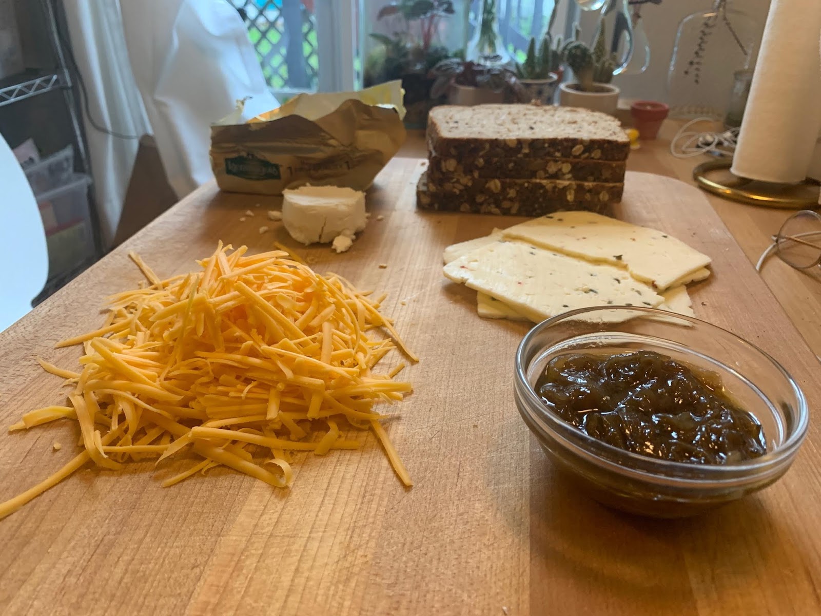 Luxury Grilled Cheese + Onion Jam