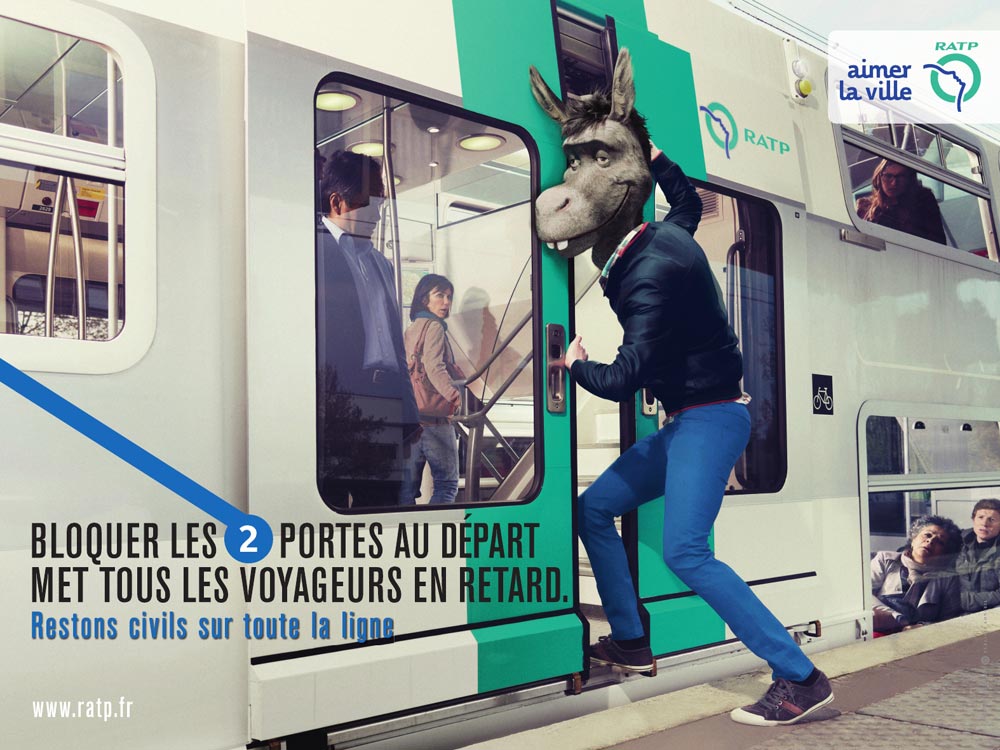 Le Carnaval des Ani-Mots: Pub RATP : Tête en Campagne, Animaux en Vedette!