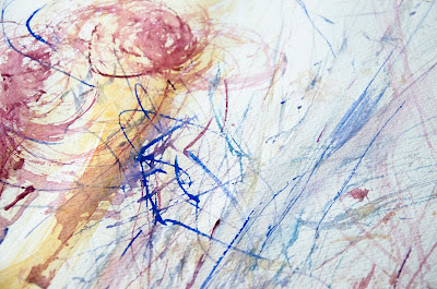 contemporary art, abstract expressionism, aquarelle, markmaking, scribble infused, art, painting
