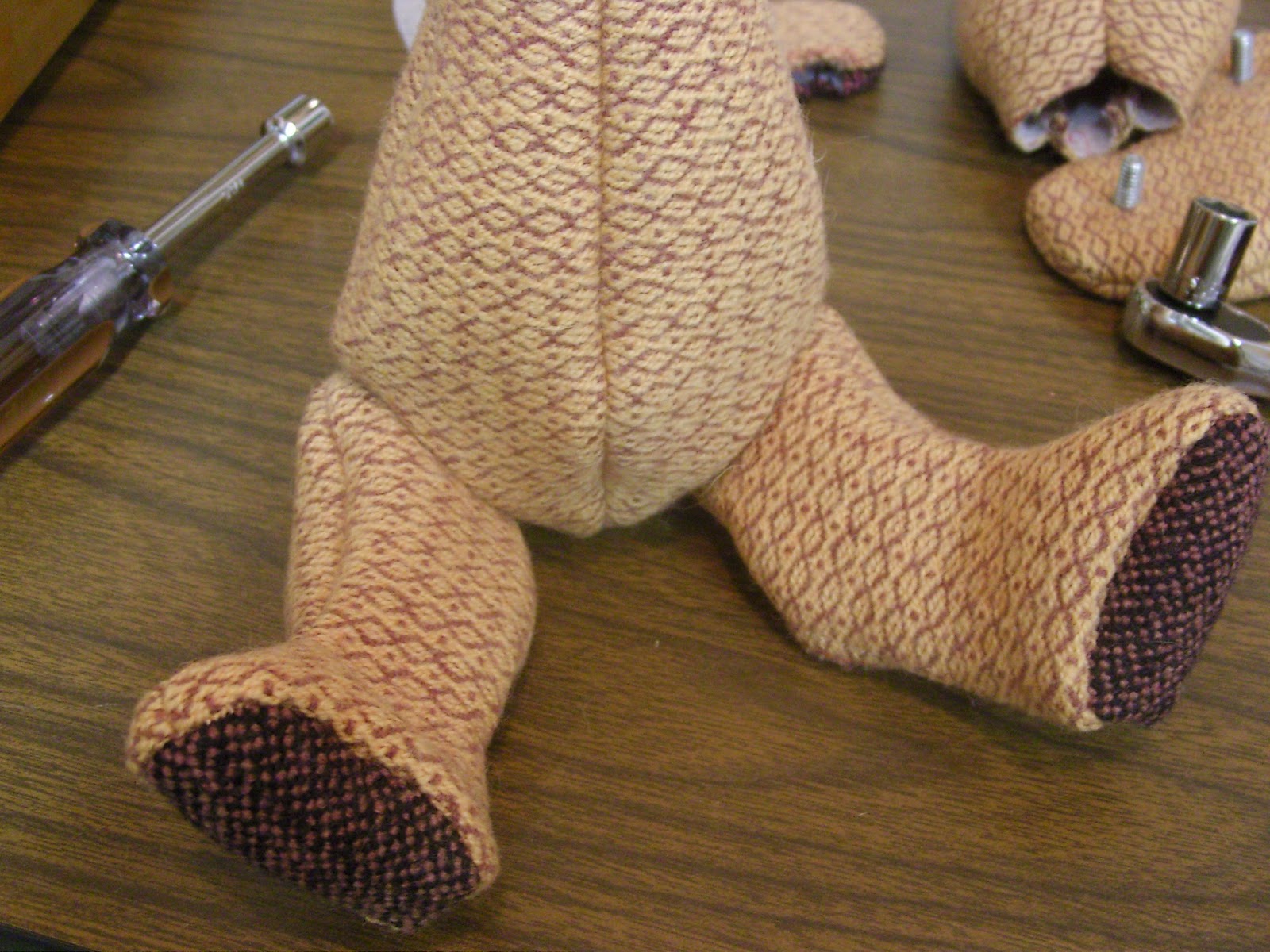 Daisy Hill Weaving Studio Teddy Bear Joints