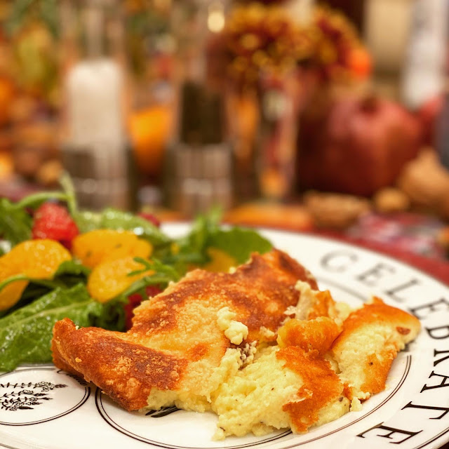 Cheese Soufflé in a Loaf Pan Served Up on Livliga