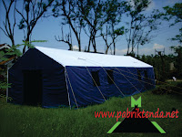 Tenda Serbaguna disebut juga tenda bantuan, digunakan untuk bantuan bencana alam, Tenda Kesehatan, Tempat tinggal sementara