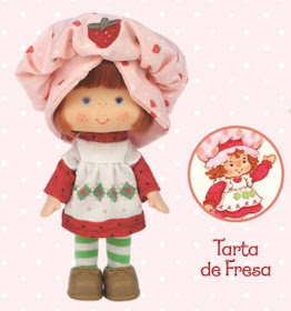 muñeca tarta de fresa años 80