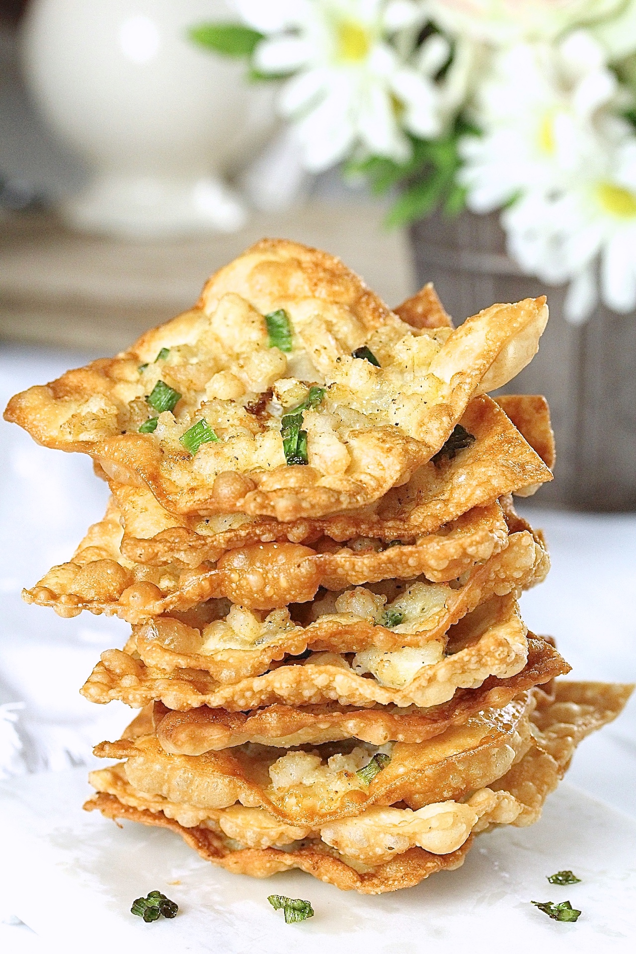 SHRIMP WONTON CHIPS In Good Flavor Great Recipes Great Taste
