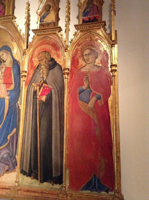 Pinacoteca di Siena: Sant’Anna Metterza di Luca di Tommè (part)