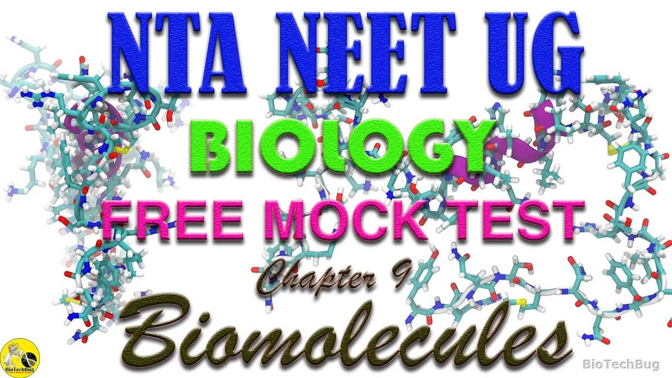 NEET Biology Chapter 9 Biomolecules Free Online Mock Test