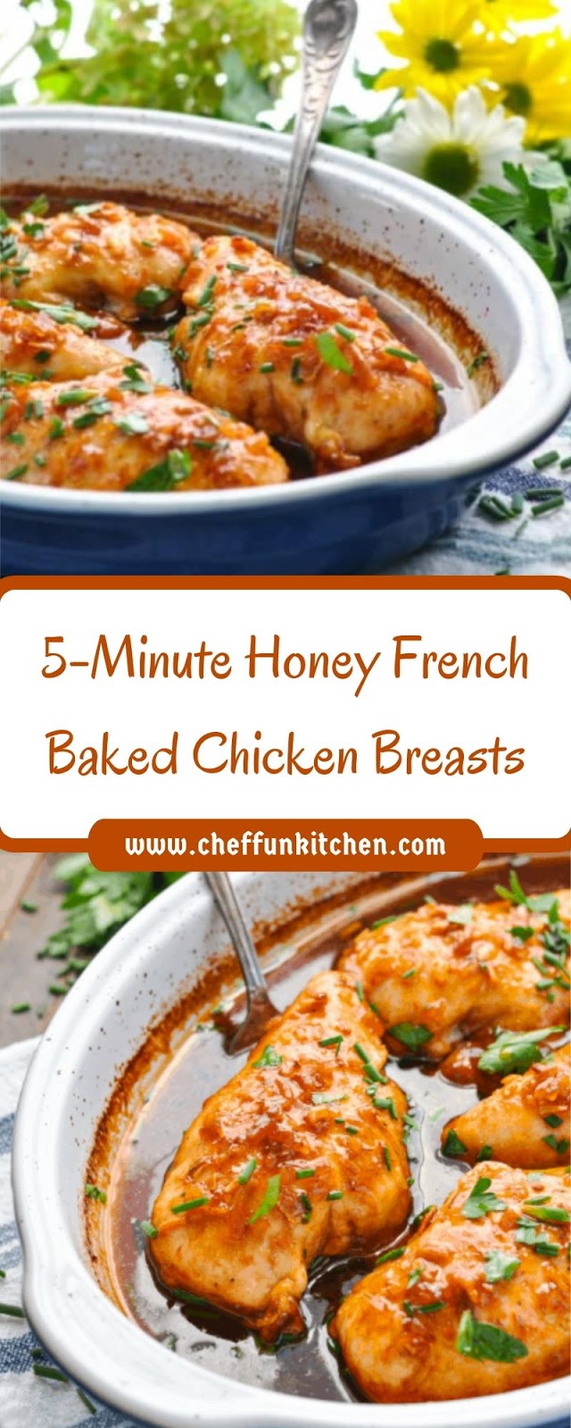 5-Minute Honey French Baked Chicken Breasts 5-Minute Honey French Baked Chicken Breasts