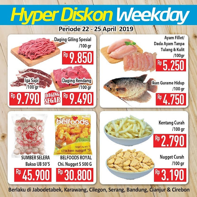 #Hypermart - #Promo #Katalog Hyper Diskon Weekday Periode 22 -25 April 2019 #Hypermart - #Promo #Katalog Hyper Diskon Weekday Periode 22 -25 April 2019