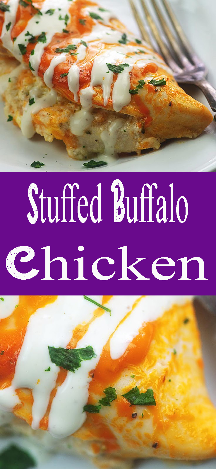 Stuffed Buffalo Chicken - thepinspopular16