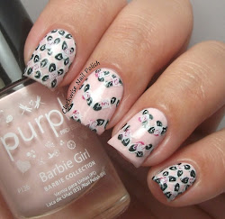 purple barbie professional nail collection polish