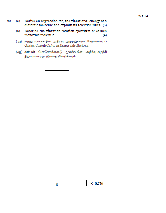 Alagappa University UG Physics OPTICS AND SPECTROSCOPY APRIL 2019