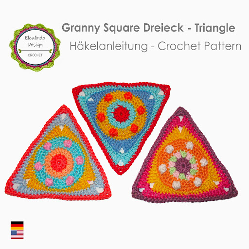 Häkelanleitung Granny Square DREIECK