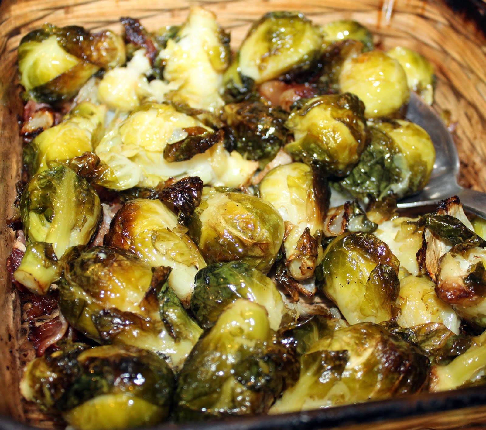 Cooking With Mary and Friends Roasted Brussels Sprouts with Bacon and