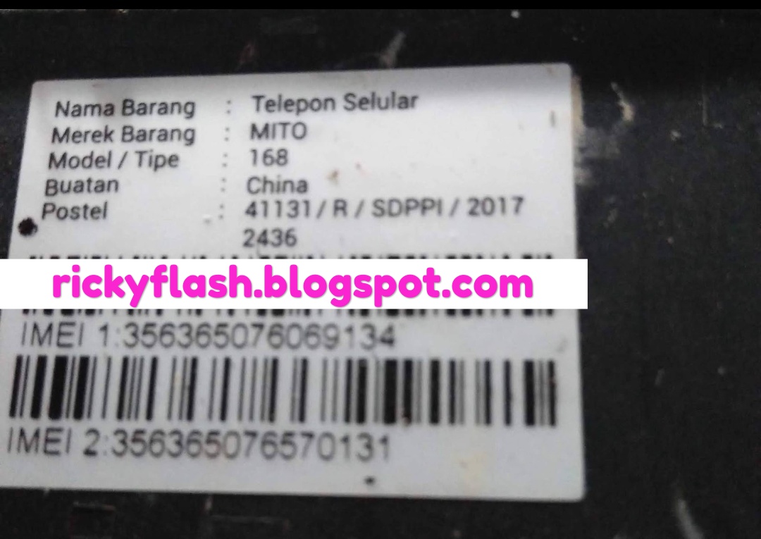 Done Mengatasi Mito 168 Mati Total (Sukses) RickyFlash