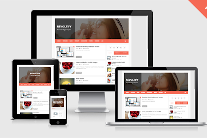 Revoltify Responsive Blogger Template