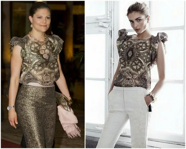 Crown Princess Victoria in H&M Conscious Collection