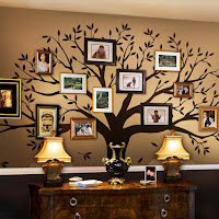 Decora tu pared con fotos en árboles