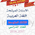 مرشحات القواعد والادب والانشاء للصف الثالث متوسط للعام 2017 للاستاذ محمد الخفاجي الدور الاول