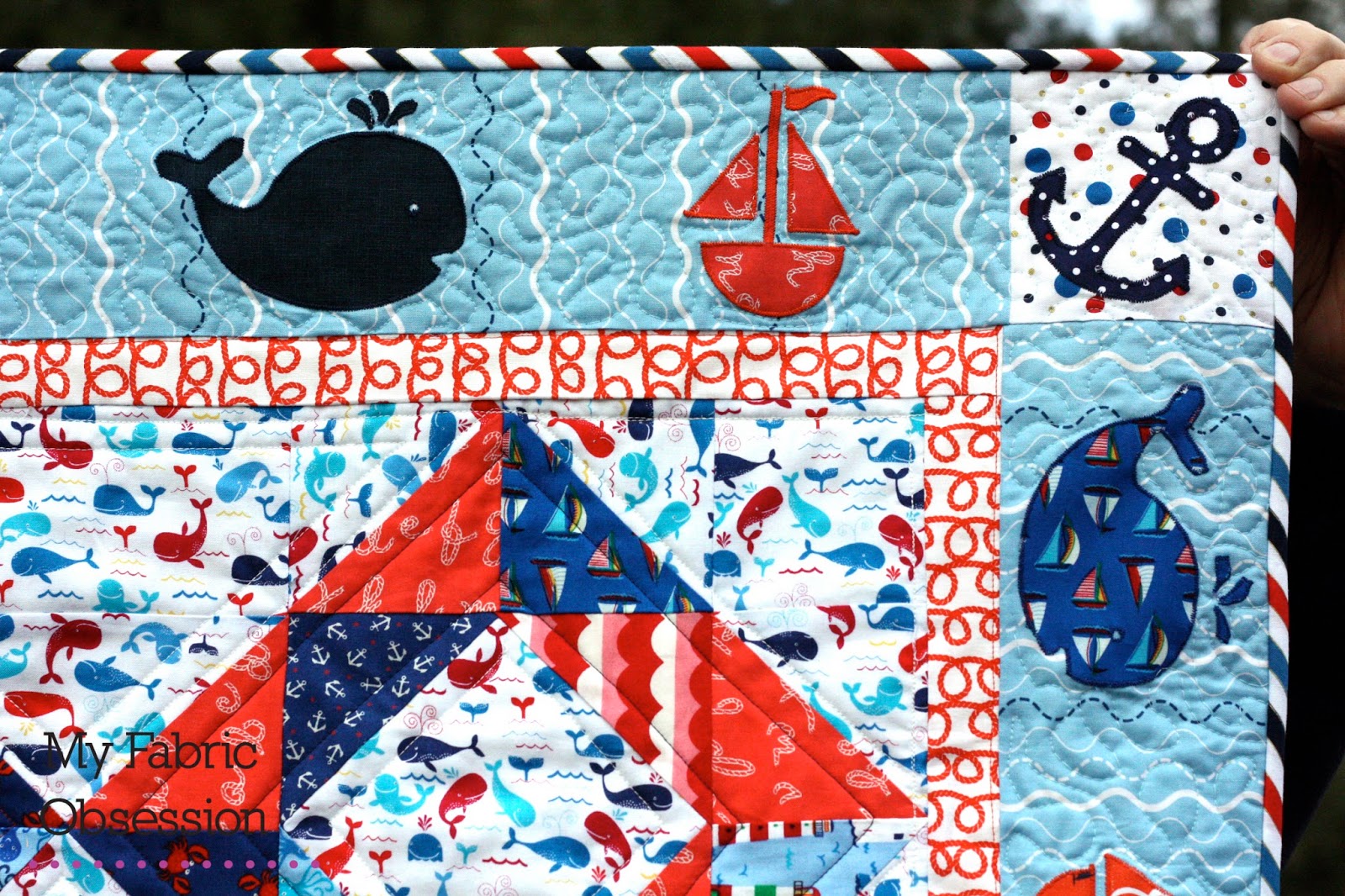 My Fabric Obsession Another nautical finish!